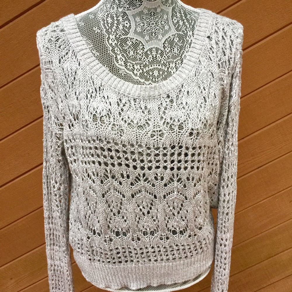 Aeropostale Gray Knitted Sweater